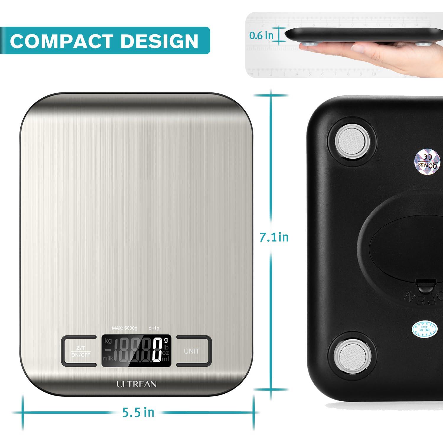 Ultrean Food Scale: Accurate Grams/Oz, Effortless Tare