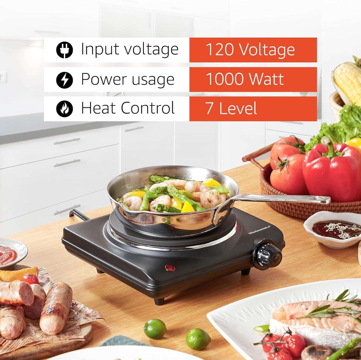Elite Gourmet ESB-301BF Review: Precise 1000W Heat, Easy Cleanup