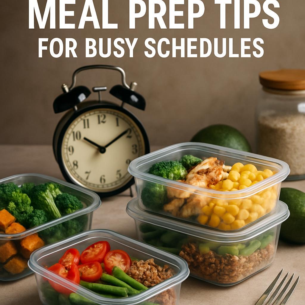 Time-Saving Meal Prep Tips for Busy Schedules